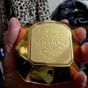 Lady Million Gold Perfume Bottle